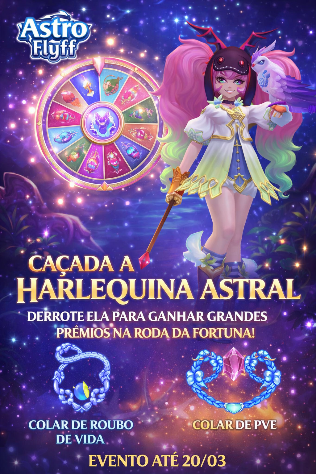 [EVENTO] Caçada a Harlequina Astral